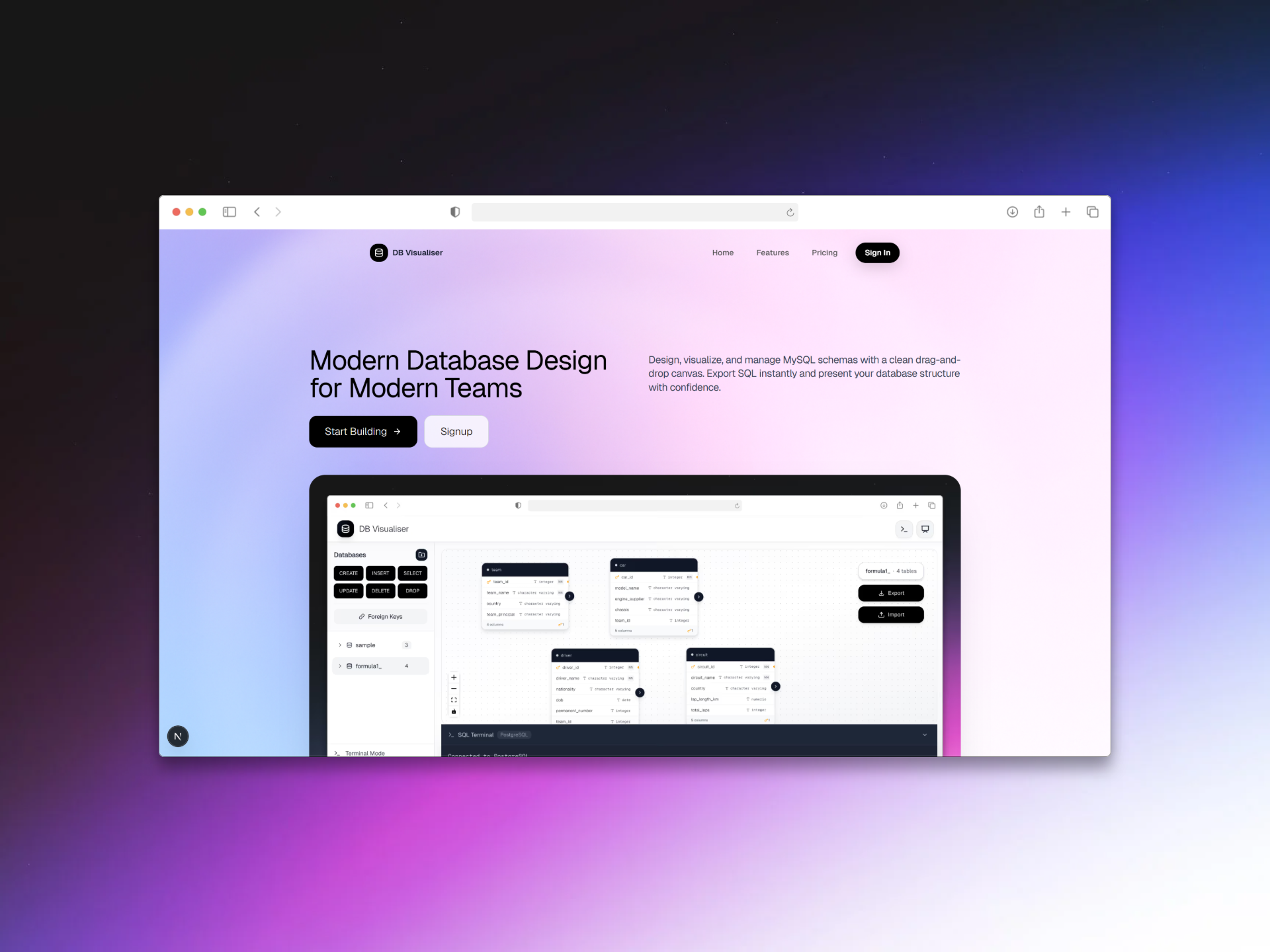 DB Visualiser